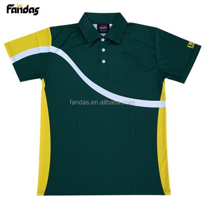 China 100% Polyester Polyester Sublimation Printing Polo Shirt Polyester Polo T-Shirts Golf Polo Shirt For Men for sale