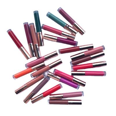 China Waterproof Private Custom Label Lip Gloss Stick Lip Gloss Neon Color Matte Lipgloss for sale