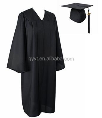 China School Dresses New High School Graduation Hat Gown 100% Matt Polyester Dressing Gowns for sale