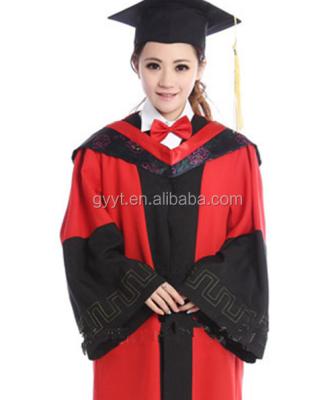 China School Dresses China Mainland Style Graduation Gown University Graduates Gown for sale