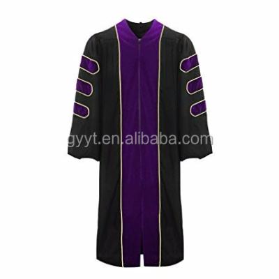 China Wholesale England Regalia Academic College Doctoral Gowns for sale