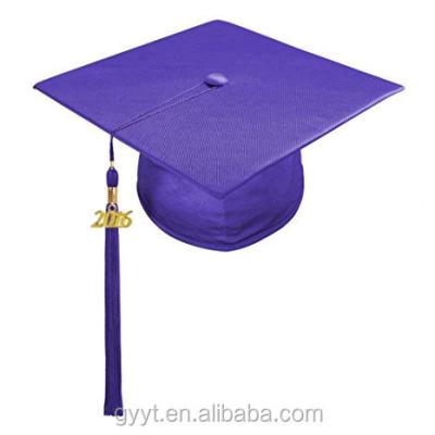 China Classic Customized Black Float / Tam With Tassel 2018 For Graduation Time for sale