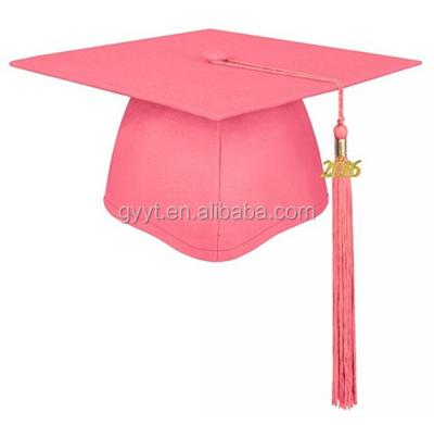 China School Clothes Luxury Cheap Felt Graduation Cap , Graduation Cap , Motarboard for sale