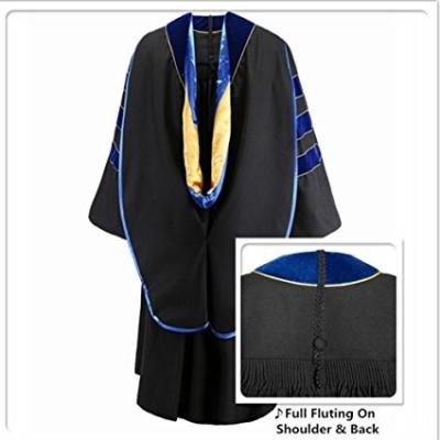 China School clothes unisex luxury phd graduation hood manufacturer on sale for sale