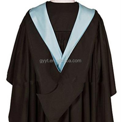 China UK Doctoral School Clothing Custom Hood Graduation Hood for sale