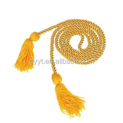 China Wear / Eco-friendly / High Tenacity Graduation Honor Ties Graduate Accessory For Academic Ceremony (Golden) for sale