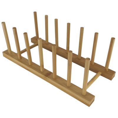 China Draining Rack Bamboo Folding Over The Sink Kitchen Drain Rack Organizer Dish Multifunctional Drying Rack for sale