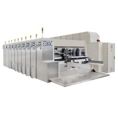 China Newest 4 Color Hotels Flexo Printer Corrugated Packaging Machine for sale