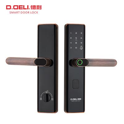 China Hot Selling Home Fingerprint Lock Security KJ012H17 Fingerprint Lock Biometric WiFi WiFi Alloy Smart APP Tuya High Security For Home Apartment for sale