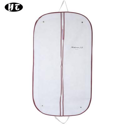 China Storage Heavy Duty White Garment Bags With Big Logo Garment Bags for sale