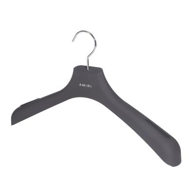 China CLASSIC rubber coated plastic men jacket coat hanger and coat hanger for sale