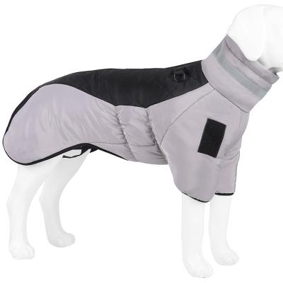 China High Quality Padded Windproof Warm Stocked Winter Reflective Coat Dog Jacket Pet Dog Clothes For Medium Large Dogs for sale