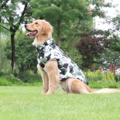 China New stocked wholesale pet clothes large dog reflective warm coats dog clothes autumn and winter fashion FIBER pet clothing and accessories for sale