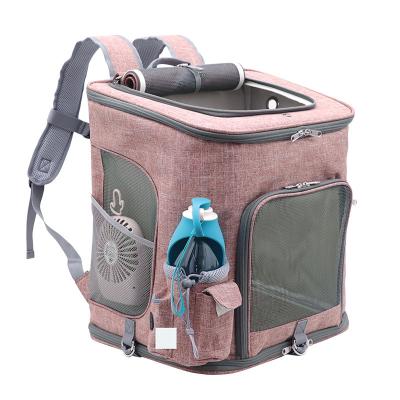 China Hot Sale High Quality Durable Expandable Expandable Backpack Cat Dogs Bag Pet Cages Pet Carrier Bag Backpack For Travel for sale