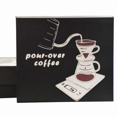 China Ecocoffee Porcelain Coffee Set Grinder Pour Over Kettle Ethiopian Viable New 2021 Manual Coffee Pot Sets TS04 for sale