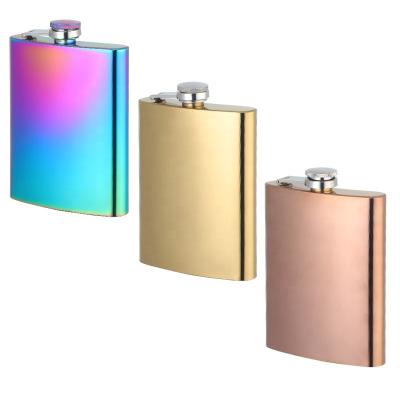 China 2021 Modern Hot Sale High Quality Full Color Leather Flasks Case Hip Vending Appliances Stainless Steel for sale