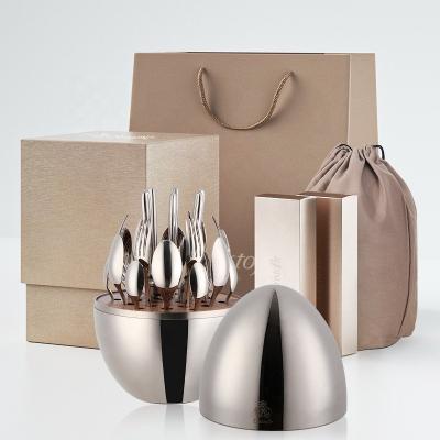 China 2021 High Quality Disposable Appliances Bartender Cutlery Set Golden Stainless Steel Cutlery Cutlery Set for sale