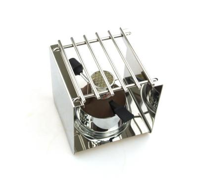 China Nenya Gas Burner /Cooktops Sustainable Gas Stove For Siphon Coffee Maker Bartender Tools Coffee And Tea Set With Stainless Steel Stand for sale