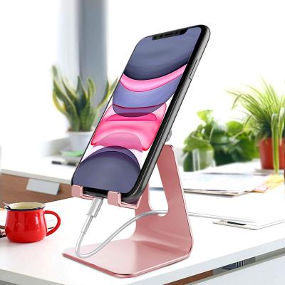 China Aluminum Alloy Adjustable Mobile Phone Desk Stand,Universal Multi-Angle Mobile Phone Holder Mount for Mobile Phone Tablet for sale