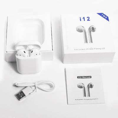 China Wireless Sport 5.0 i12 TWS i10 Earbuds Stereo Wireless Headset Earphone With BT Earbuds For i12 i500 i9000 i2000 for sale