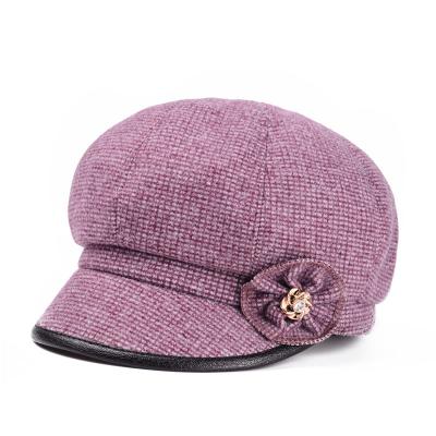 China Image Style Retro Student Korean British Casual Fashion Hat Winter Warm Beret for sale