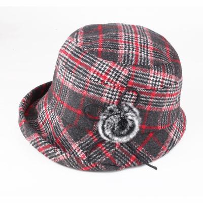 China Fashion 2021 bulk wholesale arket bucket hat winter image ladies hat felt hat women promotional hats for sale