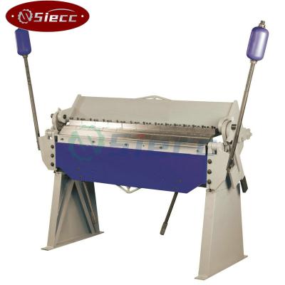 China Building Material Shops 0.6mm 0.8mm 1mm 1.2mm 1.5mm 1.6mm 2mm Manual Plate Bending Steel Aluminum Sheet Bending Machine for sale