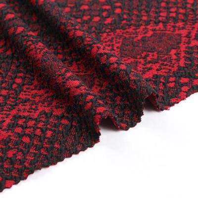 China 2020 eco-friendly high quality hot selling polyester yarn dyed jacquard knitted fabric for costume for sale