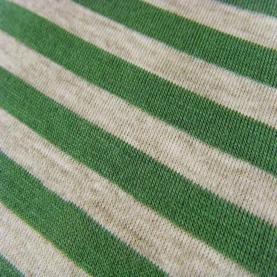 China Comfortable Jersey Knitted Fabric Yarn Dyed Stripe 100 Cotton Fabric for sale