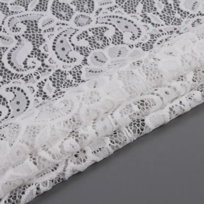 China New Design Tear-resistant Textile Soft Nylon French Lace Fabric For Bridal Dress for sale