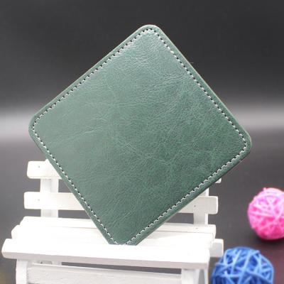 China Real viable factory vintage leather coasters with a cheap price for sale