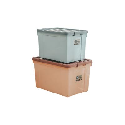 China Sustainable Plastic 24L Storage Bin Clothes Matching Organizing Stackable Stackable Box Container Storage Box for sale