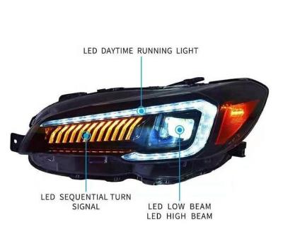 China full led light for 2015-2019 LED light, LED indicator Subaru WRX headlight head dynamic yz v1 Impreza WRX for sale