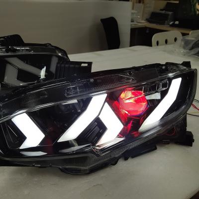 China Full Led Front Light For Honda Civic 10 Gernareation Civic IX 2015-2018 Led Headlight for sale