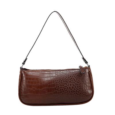 China 2022 New Crocodile Style Ladies PU Leather Crocodile Skin Handbags Bag Armpit Shoulder for sale