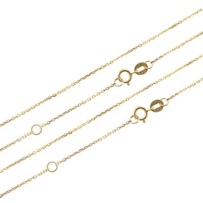 China FASHIONABLE Favorite 18K Gold Jewelry Cross Car Flower Chain 18k Gold Jewelry Necklace for sale