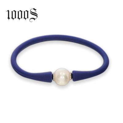 China CLASSIC Promotional Gifts Custom Silicon Bracelet With Beads for sale