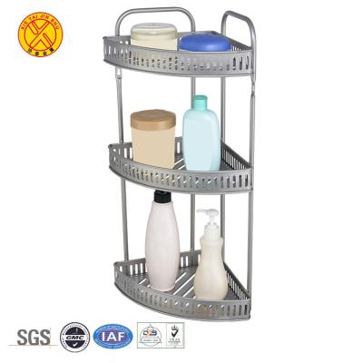 China Sustainable Unique Removable Bathroom Shelf , Bathroom Stainless Steel Bottle Rack for sale