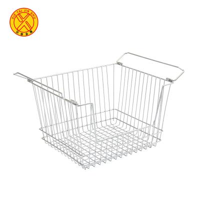 China Alibaba China Steel Supermarket Small Wire Storage Shopping Cart With Handle for sale