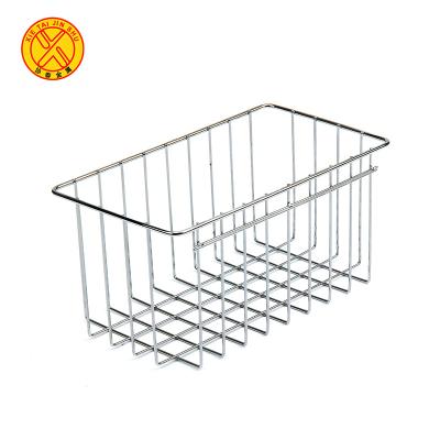 China Best Sustainable Offer Supermarket Custom Oblong Wire Metal Storage Baskets for sale