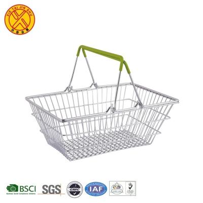 China Shopping Mall Products OEM ODM Best Selling Folding Supermarket Tote Shopping Basket for sale