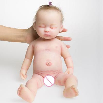 China 15 Inches Lifelike Full Silicon Newborn Baby Doll Toy Realistic For Children for sale