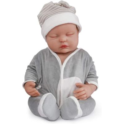 China 18 Inch Realistic Full Body Silicone Reborn Sleeping Baby Doll for sale