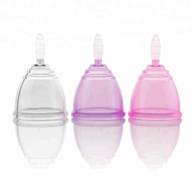 China Women Monthly Period Reusable Silicone Lady Menstrual Cup With Customized Package for sale