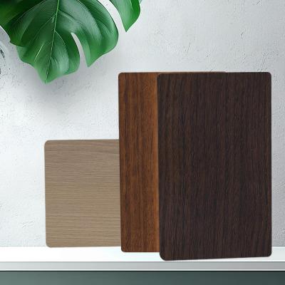 China Bamboo Charcoal Wood Veneer Wood Grain Wood Charcoal Board Waterproof Pvc Wall Panel for sale