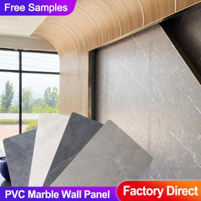 China PVC marmeren wandpaneel Fabriek Direct verkoop Bamboe Houtvezel TV achtergrondmuur Te koop