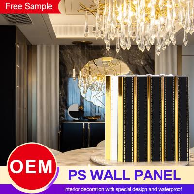 China Factory Hot Selling PS Wall Panel Waterproof Easy To Install For Indoor Decoration for sale