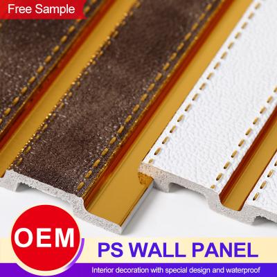 China Gemakkelijk te installeren Polystyreen WP Wandbekleding Panel Interieur Wand Decoratie Te koop