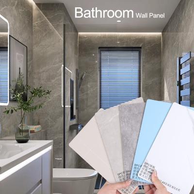 China Modern Plastic Insulated Interior Bathroom Wall Paneling Covering Panels Wpc Spc Pvc Wallboard for sale