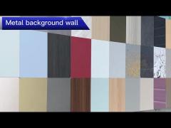 Metal background wall Pvc Wall Panels